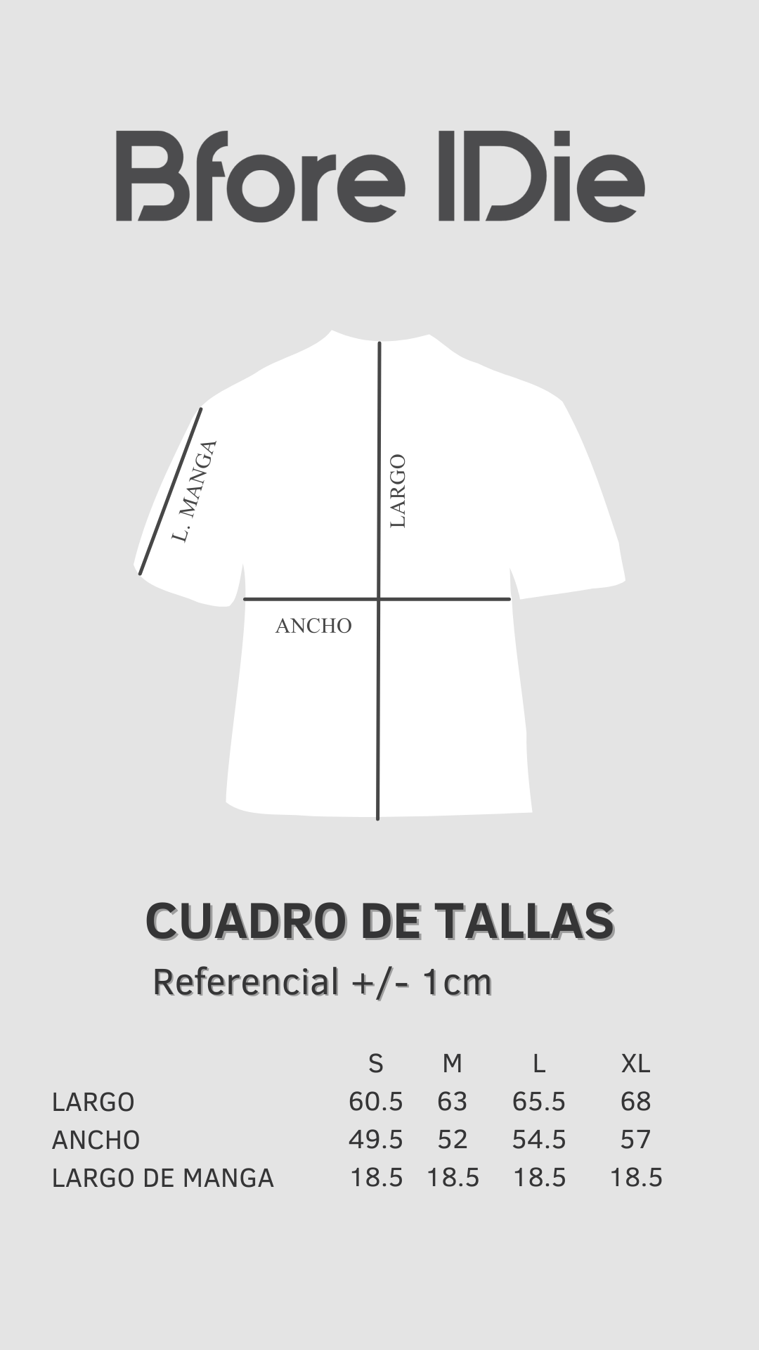 Guía de tallas