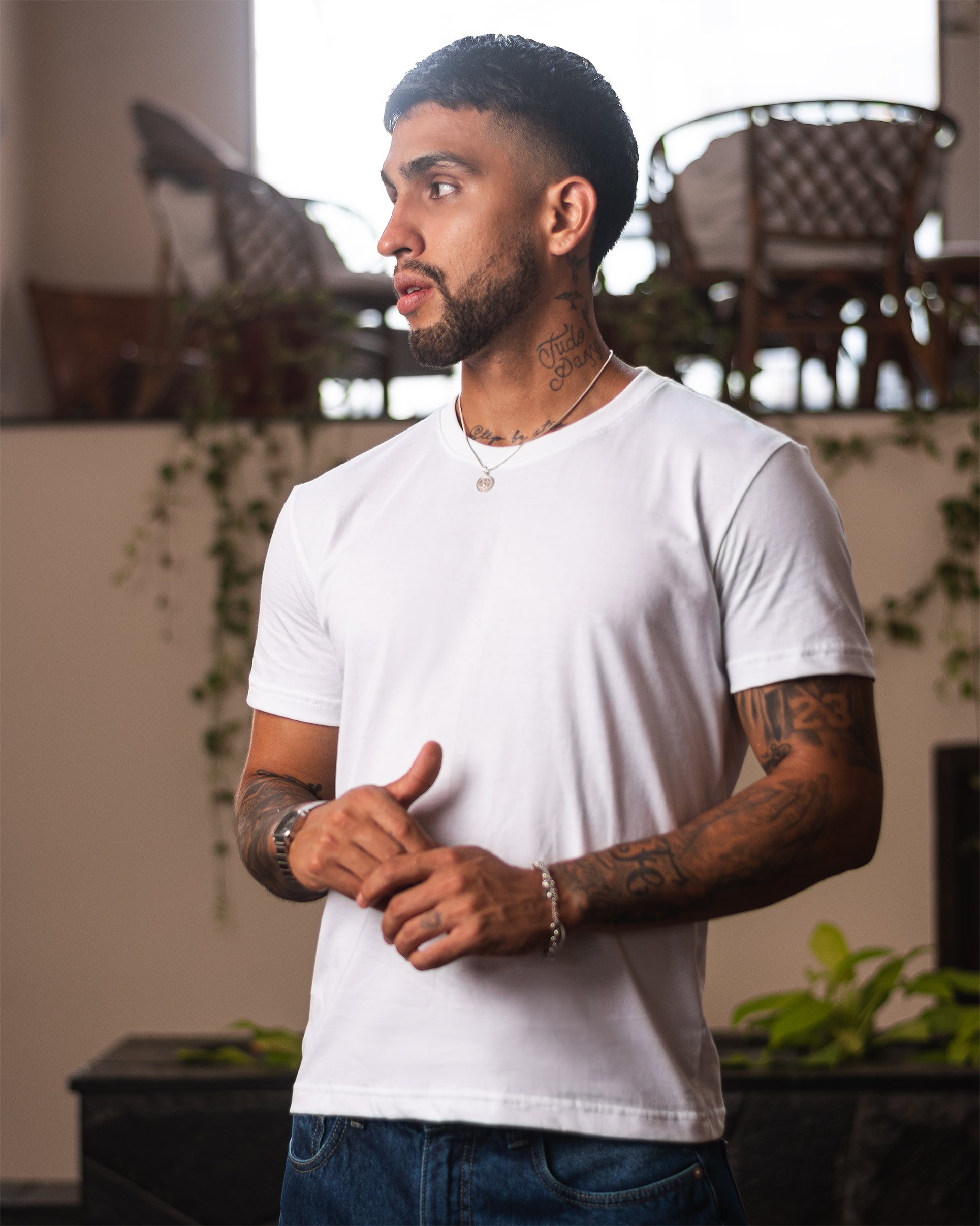 Polo Slim Blanco