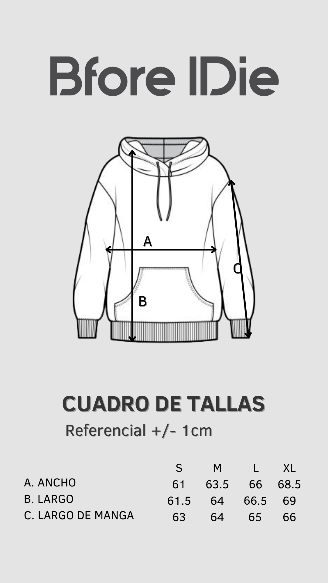 Guía de tallas