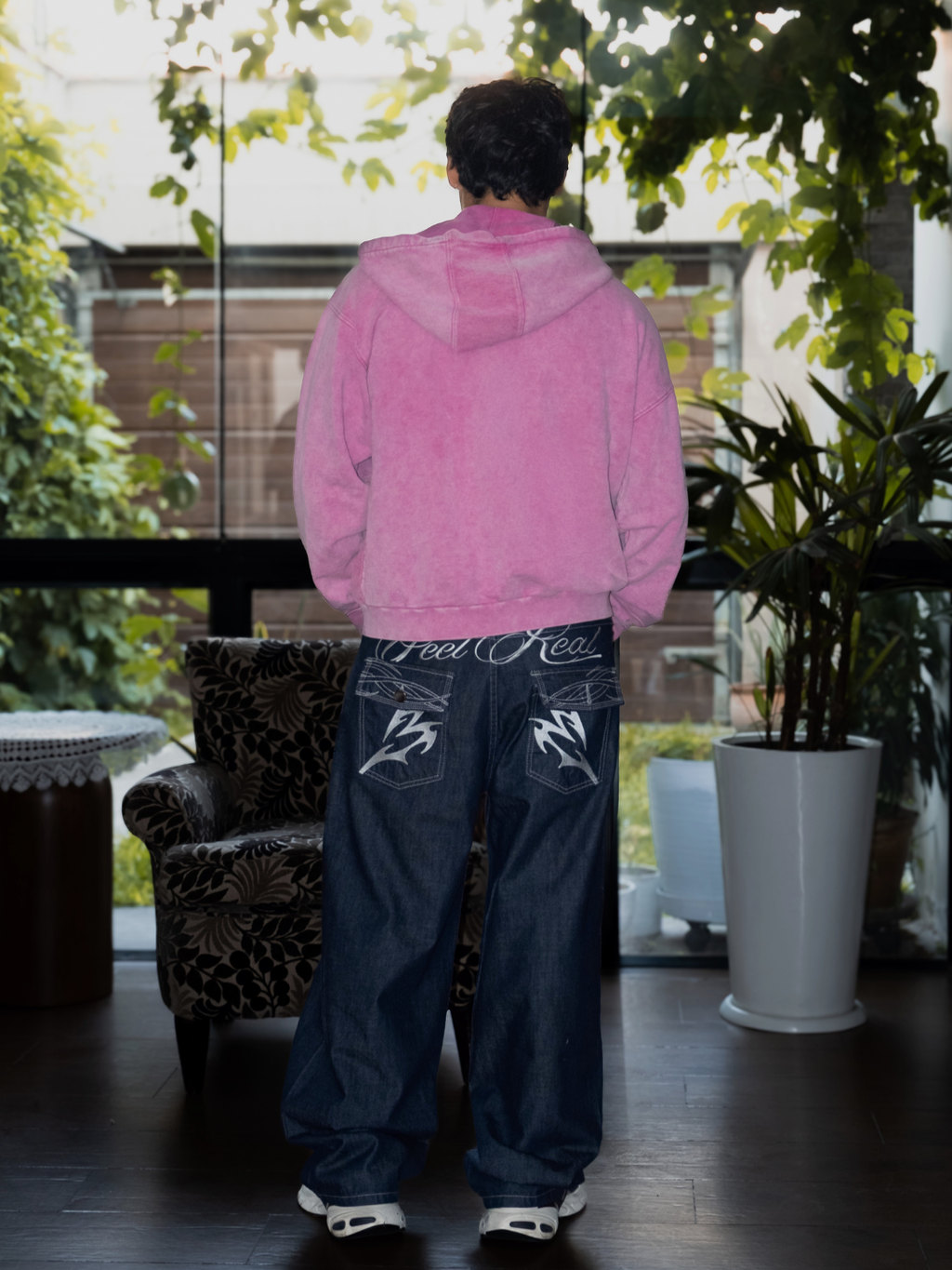 Zip Hoodie Rosa