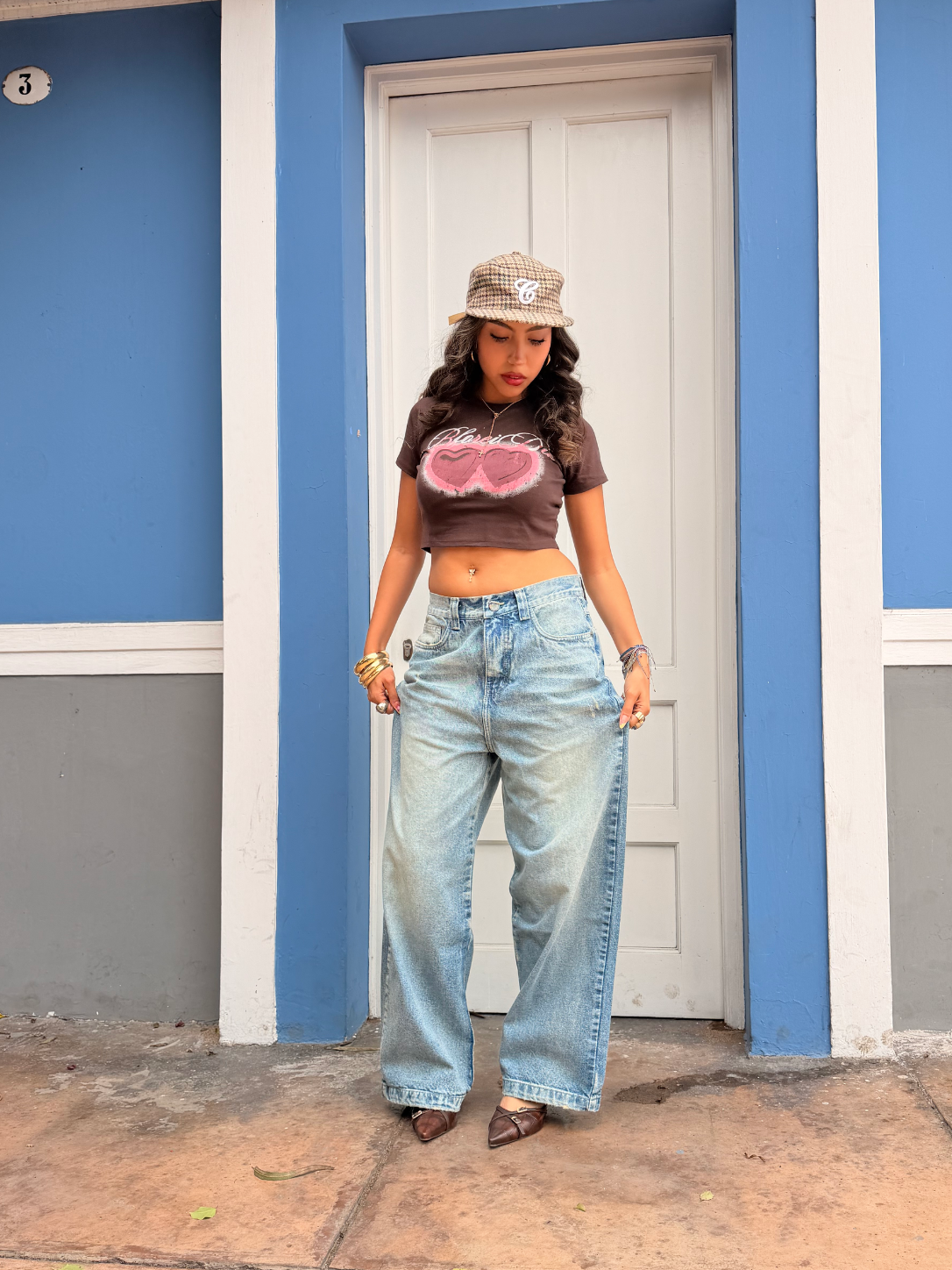 Jean Baggy Celeste