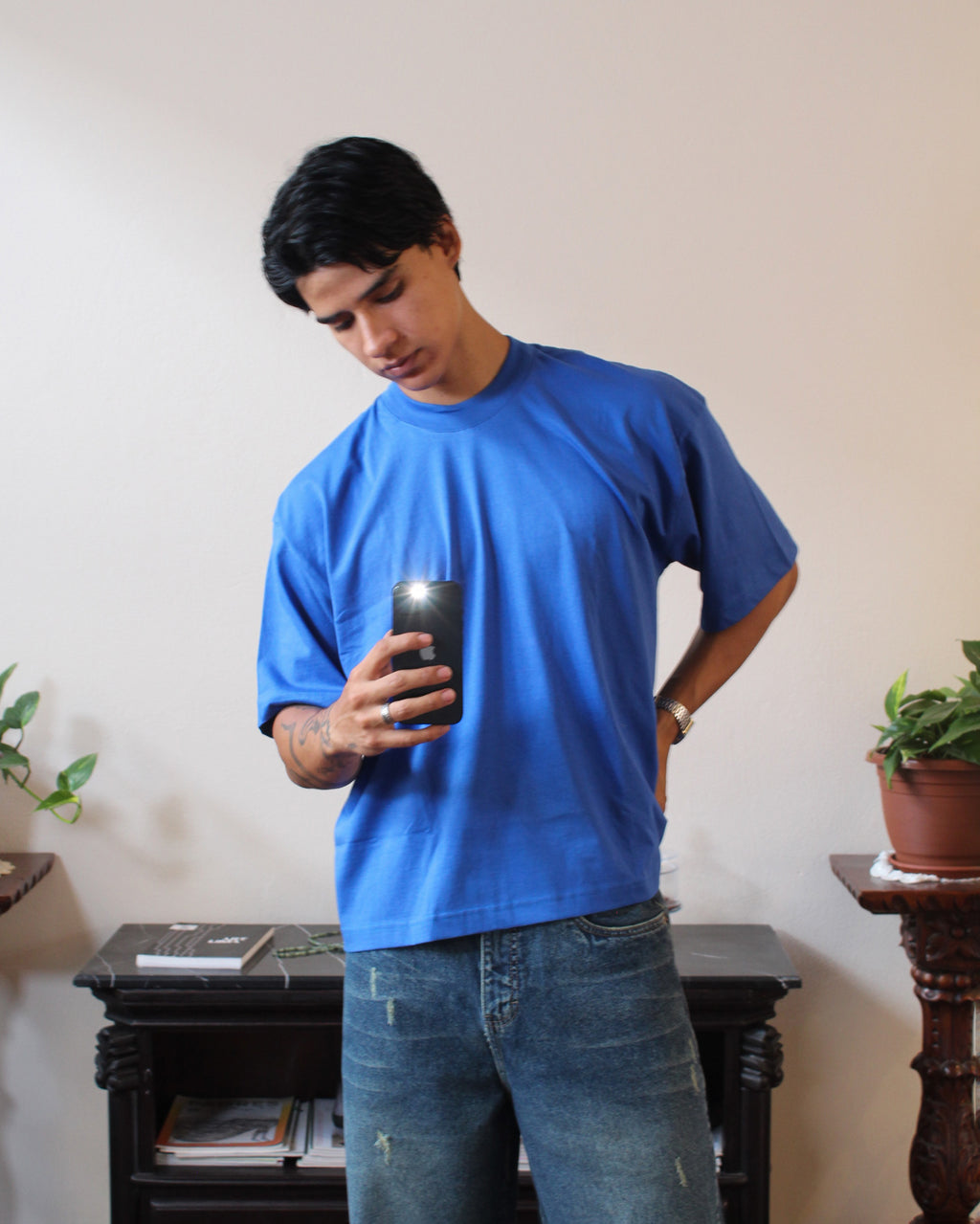 Polo Básico Azul