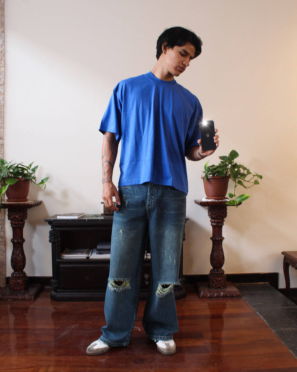 Polo Básico Azul