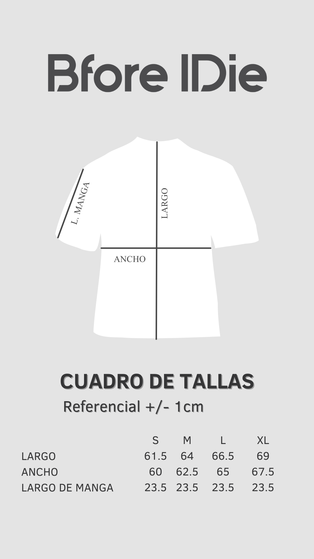 Guía de tallas