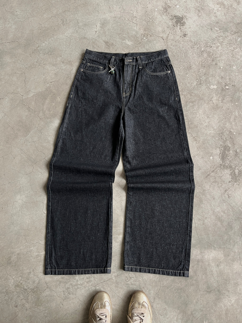 Jean Baggy Raw Negro