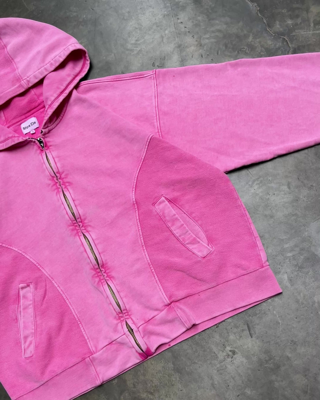 Zip Hoodie Rosa